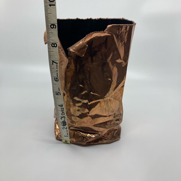 RARE California Bronze Paper Bag Sculpture - Picture 3 of 9